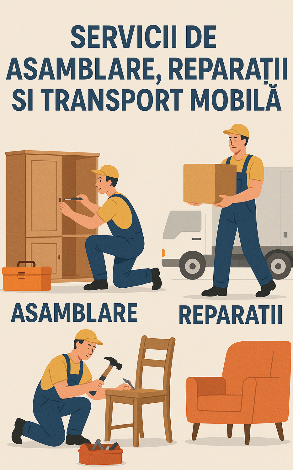 Servicii Profesionale de Montaj si Asamblare Mobilă 